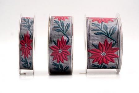 Weihnachtsstern Schönheit Jacquardband_AI-KN